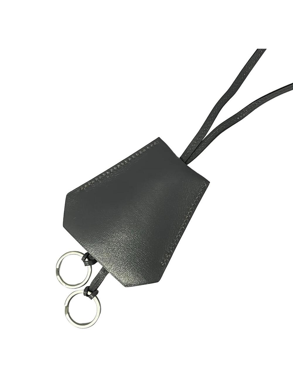 Hermes Clochette Dark Gray Veau #343749H62B
